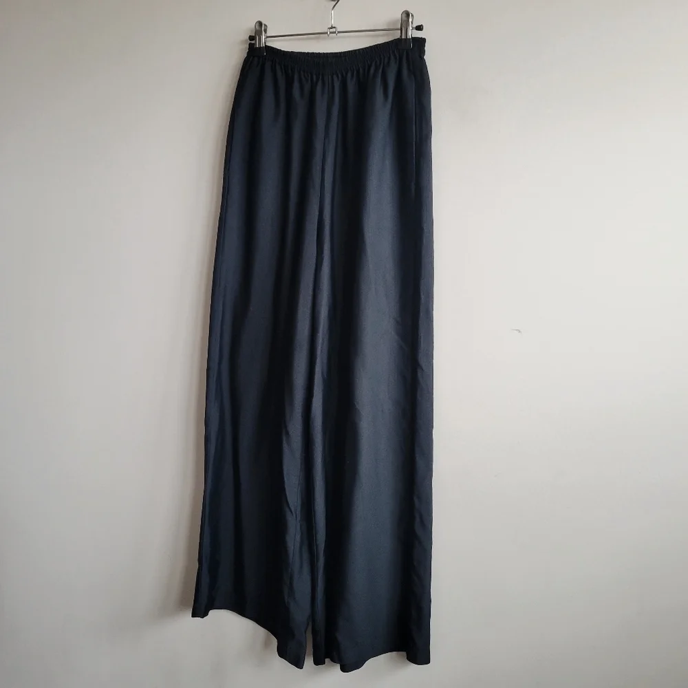 Forte _ Forte High Waist Wide Leg Pull On Pants In Black - Picture 5 of 11